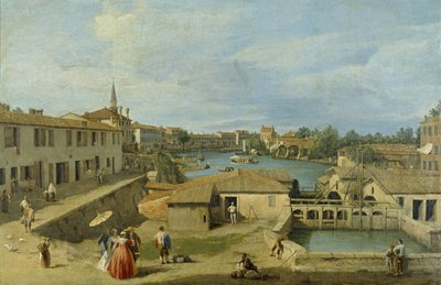 Una vista di Dolo sul Canale Brenta, c.1725-29 da Giovanni Antonio Canal